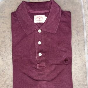 Brooks Brothers Burgundy Polo Shirt